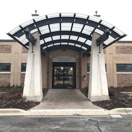 Jaimes Medical Group and The Varicose Vein Treatment Centers Downers Grove Storefront, located in Hospital Plaza Professional Building